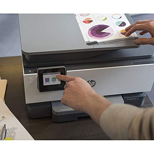 HP OfficeJet Pro 9015 All-in-One Wireless Printer w/Smart Home Office Productivity, Instant Ink, Works with Alexa 1KR42A Print, Scan, Copy, Fax, Mobile Bundle with DGE USB Cable + Business Software