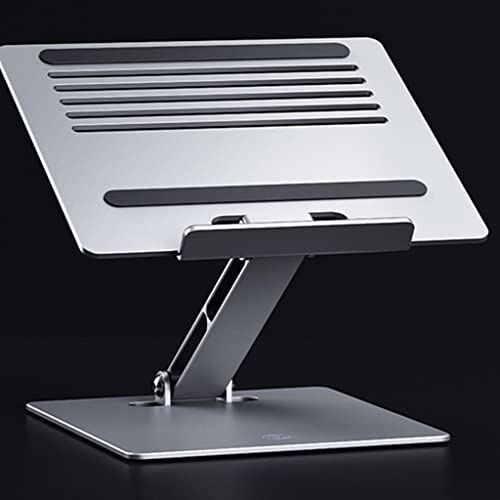 HNTHY Laptop Stand Riser Height Adjustable Aluminum Foldable Tablet Stand Desktop Notebook Cooling Holder for