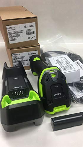 Zebra / Motorola DS3678-SR Barcode Scanner with Cradle - Standard Range 2D Imager - DS3678-SR0F003VZWW