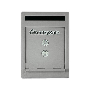 SentrySafe UC-025K Depository Safe, 0.23 cu ft (small), Grey