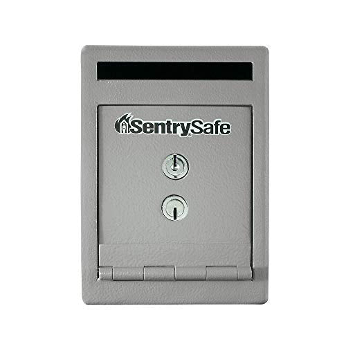 SentrySafe UC-025K Depository Safe, 0.23 cu ft (small), Grey