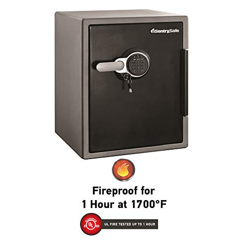 SentrySafe SFW205GQC Fireproof Safe and Waterproof Safe with Digital Keypad 2.05 Cubic Feet Black