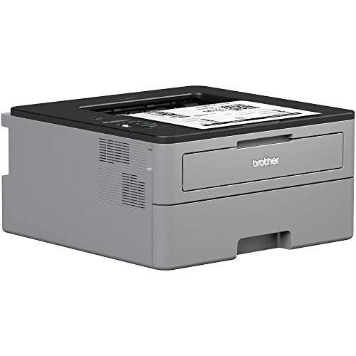 Brother Compact Monochrome Laser Printer, HL-L2350DW- Wireless Printing, Duplex Two-Sided Printing, Business Office Bundle, Amazon Dash Replenishment Ready, BROAGE 64GB USB PEN + 6Ft USB Printer Cable