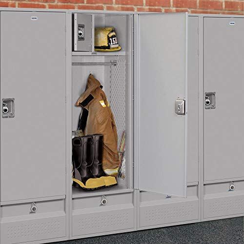 Salsbury Industries Standard Gear Metal Locker, Gray 6ft H x 24in D (Unassembled)