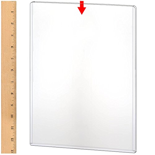StoreSMART - Clear Rigid Toploaders - 9" x 12" - HPP9X12-100