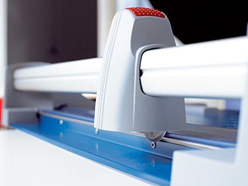 Dahle 440 Premium Rolling Trimmer, 14-1/8" Cut Length, 30 Sheet Capacity, Self-Sharpening, Automatic Clamp, German Engineered Paper Cutter