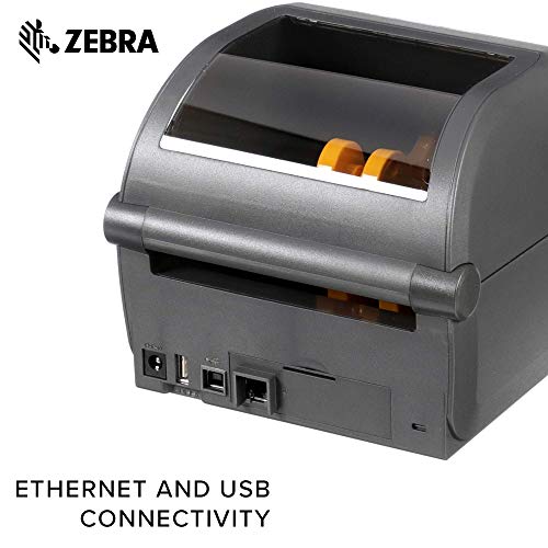 Zebra ZD420d Direct Thermal Desktop Printer 203 dpi Print Width 4 in USB Ethernet ZD42042-D01E00EZ (Renewed)