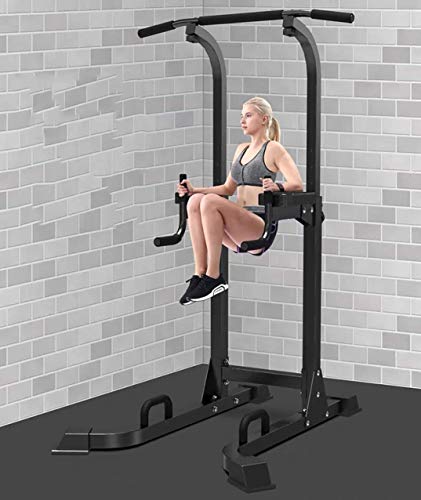 Power Tower Multi-Functional Training Equipment Pull-up bar Parallel Bars Power Tower Dip Station Multifunction Home Gym Strength Training Equipment Sit-ups Push-up Supports for Bearings Weight 660 lb