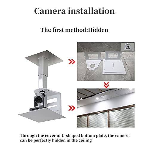 JGSTAVMS Motorized Bamboo Ceiling Mount Projector & Camera Hanger