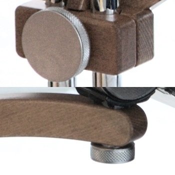 Lounge-wood Classic - Laptop Table supports up to 17-18 inch Laptops, Tablet PC, Ipad, Lectern for E-book. Mousepad for external Mouse.