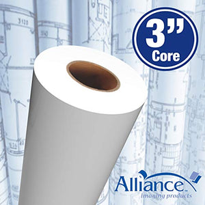 Alliance Wide Format Paper 24" x 500' Rolls Bond Engineering (20lb | 45 Rolls, 24 In x 500 Ft | 3" Core)