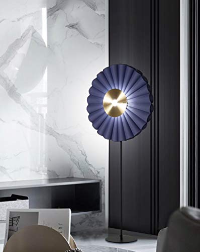 EESHHA LED Postmodern Floor Lamp - White Fabric, Warm White Light, H178cm