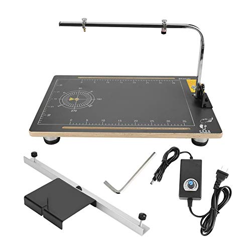 Desktop hot Wire Foam Cutting Machine, Board Wax Wire Foam Styrofoam Cutter Machine Working Stand Table Tool (US Plug 110V)