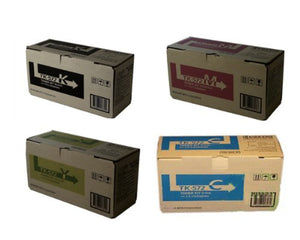 Kyocera Mita Part# TK-572K. TK-572C. TK-572M. TK-572Y Toner Cartridge Set (OEM)