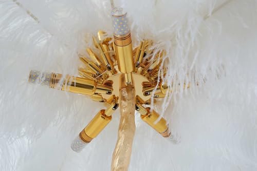 NBVNBV Modern Luxury Ostrich Feather Floor Lamp - Dimmable Standing Lamp for Villa, Home, Hotel - Nordic Decoration Home Resin Floor Lighting