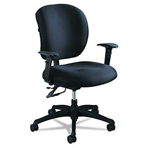 Safco Products 3391BL Alday 24/7 Task Chair (Optional arms Sold Separately), Black