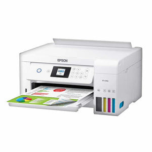 Epson EcoTank ET 2760 Special Edition All-in-One Inkjet Printer | Wireless Printing | Print, Copy, Scan | Prints up to 10 Pages per Minute in Black | Plus One Bonus Bottle of Black Ink - U Deal