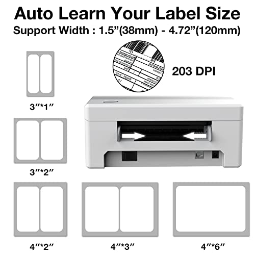 Shipping Label Printer 4x6, Thermal Label Printer, Commercial Thermal Label Maker, Support Win & Mac & Linux for Home Business Office, Etsy, Shopify, Ebay, Amazon, FedEx, UPS