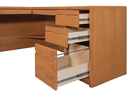 Martin Furniture Contemporary Right L-Shaped Desk & Return Combo