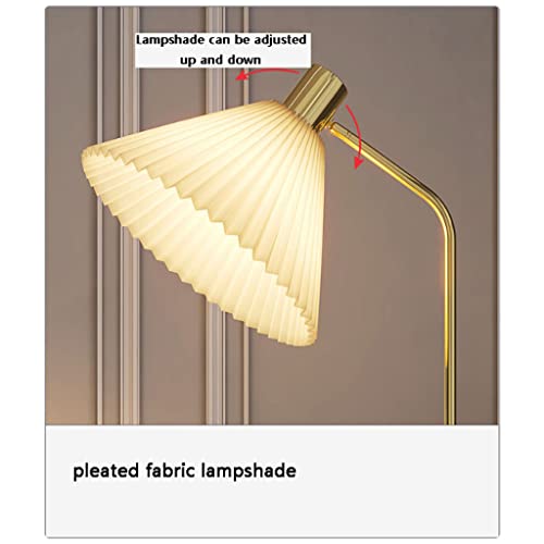 VejiA Floor Lamp with End Table, USB Charging Port, and Wireless Charger - Nordic Bedside Nightstand Lighting