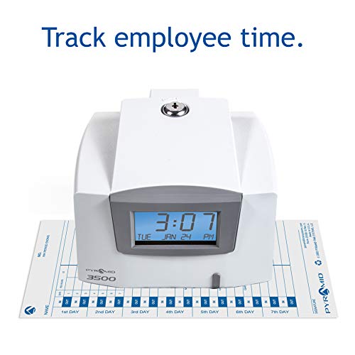 Pyramid 3500 Multi-Purpose Time Clock and Document Stamp - Made in the USA