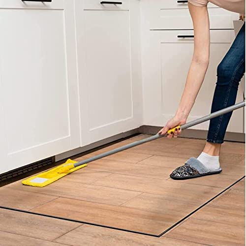 HAIZON Clear Plastic Chair Mat for Hardwood and Carpet Floors - 155" Size