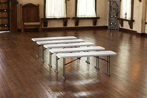 Lifetime Folding Conference Table (5 Pack), 6ft, White by Lifetime Products