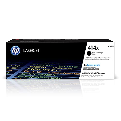HP 414X | W2020X | Toner-Cartridge | Black | Works with HP Color LaserJet Pro M454 series, M479 series | High Yield