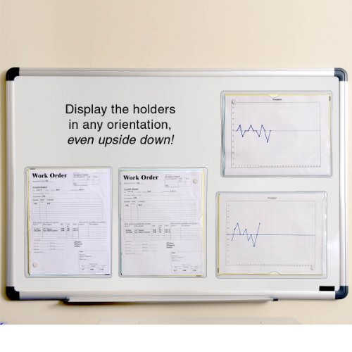 StoreSMART - Magnetic Closure Pocket - Magnetic-Back - 100-Pack - Clear - 8.5" x 11" (MCP8511MBSTC-100)