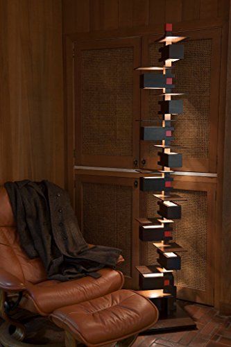 AlaModerna Frank Lloyd Wright Taliesin 2 Floor Lamp Walnut Wood