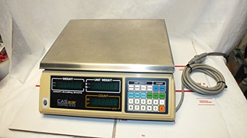 CAS SC25P SC Series Precision Counting Scale, 50lb Capacity, 0.01lb Readability