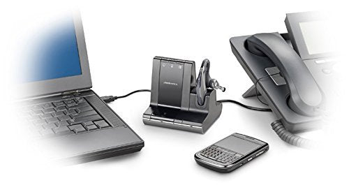 Plantronics Savi W730 Multi Device Wireless Headsets (83543-11) 2 Pack - Bundle with 2X Plantronics HL10 Handset Lifters