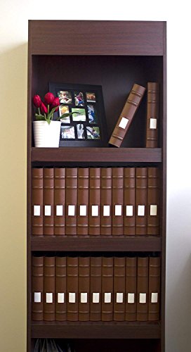 Executive Binder, English Leather 2 Tone with Stitching and Ribbed Spine, Heavy Duty (1 Inch, 14PK)