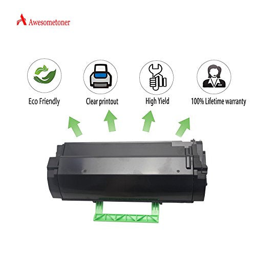 Awesometoner Compatible Dell 2360 5 Pack (331-9805) High Yield Black Toner Cartridge (M11XH, C3NTP) for Dell B2360 B2360d B3460dn B3465dn B2360dn B3465dnf 8,500 Pages.