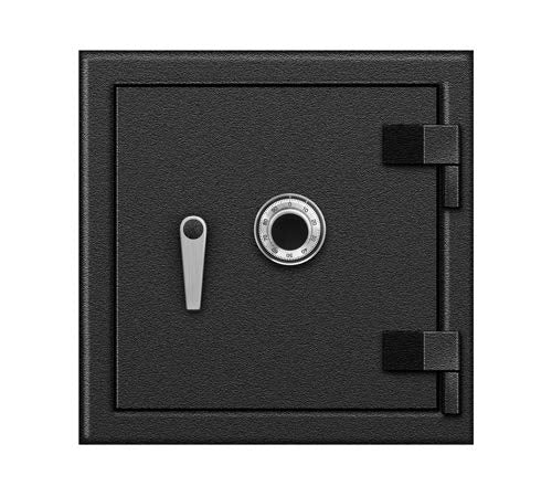 Utility Money Chest Depository Vault Safe B-Rate Fire-Protection use at Home, Office, Hotels, Restaurants for Cash, Jewelries, Checks with Combination Lock (20"x20"x20")