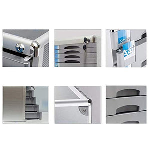WASHLA Lockable Aluminum Alloy File Cabinet - Office Confidential Storage