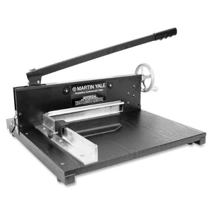 Martin Yale 7000E Paper Cutter, Commercial 200-Sheet Stack, 12" Cutting Length, 1 1/2" Thickness Capacity