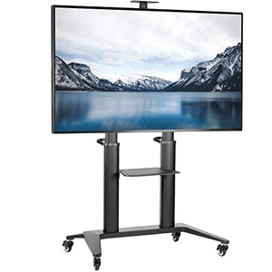 VIVO Mobile TV Cart for 32-120 inch Screens up to 308 lbs, Black, STAND-TV120B
