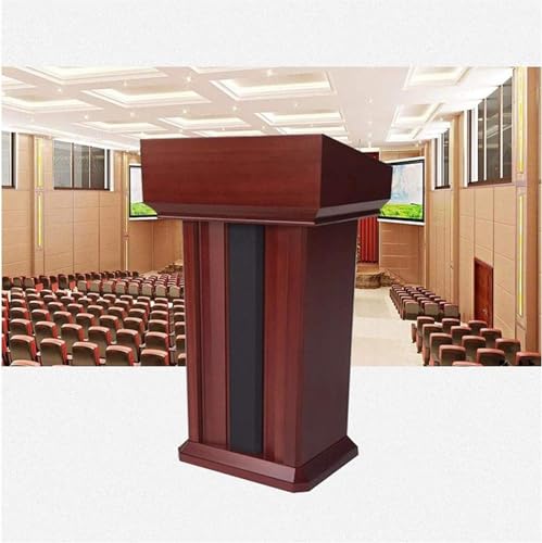 REPALY Wood Podium Lectern Stand - Portable Floor Lectern for Teachers & Speakers