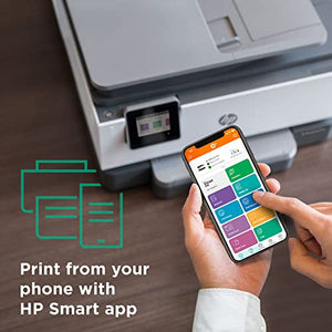 HP OfficeJet Pro 9018e Wireless Color All-in-One Printer with Bonus 6 Months Instant Ink - HP+ (1G5L5A), White