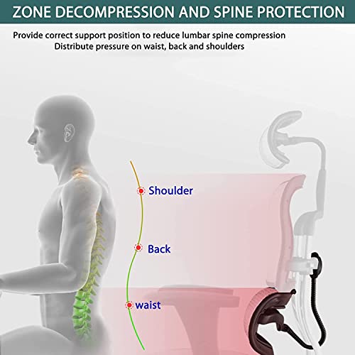 Ergonomic Mesh Office Chair with Lumbar Support & Armrest