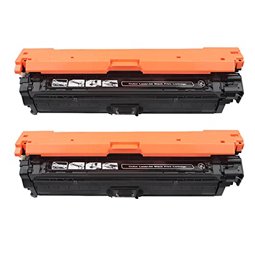 PPTT Toner Cartridge 307a Works for Hp 307a Ce740a Ce741a Ce742a Ce743a for Hp Color Laserjet Cp5225 Cp5225n Cp5225dn Cp5220xh Printer,Printer Accessories 2 pcs Black