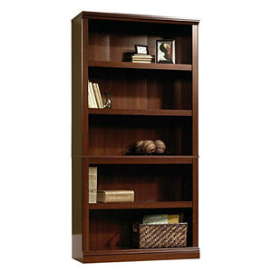 Thaweesuk Shop Cherry Wooden Display Storage Bookcase Cabinet - 5 Shelf Organizer
