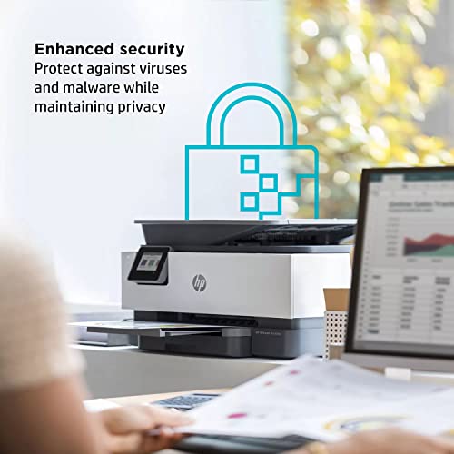 HP OfficeJet Pro 90 18e All-in-One Wireless Color Inkjet Printer, Gray - Print Scan Copy Fax - 22 ppm, 4800 x 1200 dpi, 512MB Memory, 35-Sheet ADF, Auto 2-Sided Printing, Ethernet