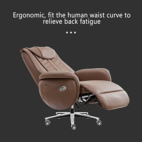 CYXI Ergonomic Boss Office Chair with Adjustable Lifting Swivel - Gray PU Leather