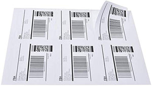9527 Product 6 up 3-1/3 X 4 Sticker Labels Shipping Address Labels for Laser/Ink Jet Printer,2000 Sheets,Total 12000 Labels