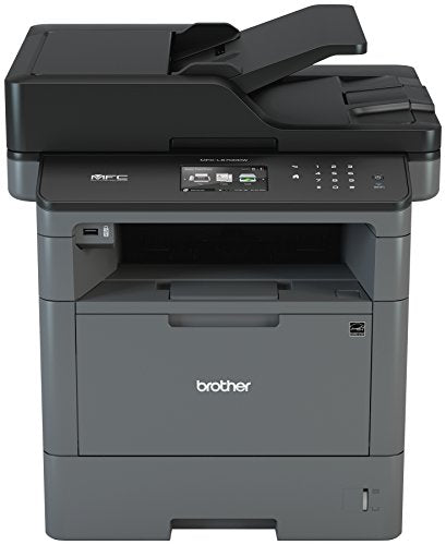 Brother Monochrome Laser Multifunction All-in-One Printer, MFC-L5700DW, Flexible Network Connectivity, Mobile Printing & Scanning, Duplex Printing, Amazon Dash Replenishment Enabled, Black
