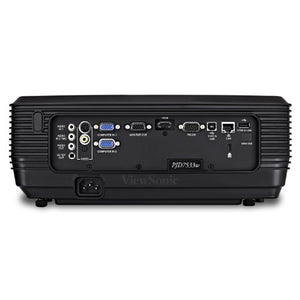 ViewSonic PJD7533W WXGA 1280x800, DLP Projector with LAN Control, Wired and Wireless LAN Display (Black)