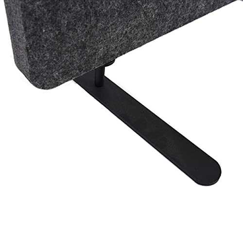 ReFocus™ Raw Freestanding Acoustic Room Divider 3 Pack – Reduce Noise and Visual Distractions with This Lightweight Room Separator (Ash Gray, 24" X 62")