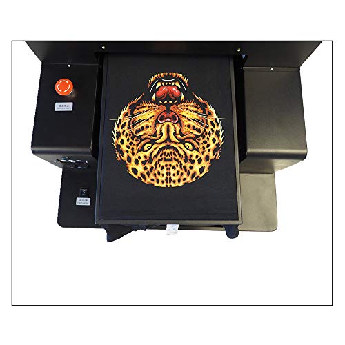 Automatic Digital T-Shirt Printer A3 DTG Printer Prinning on Hoodies Sweatshirts Pants Tshirts 110v/220v, Without Ink